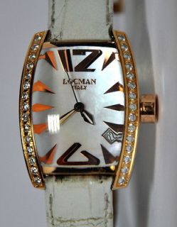 Locman Panorama 18k Gold Diamond Watch 153 Glamour Collection