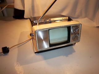 vintage Delmonico Nivico All Transistor portable television rare mid 