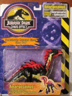 1998 Kenner Jurassic Park Chaos Effect Amargospinus Dinosaur Carded