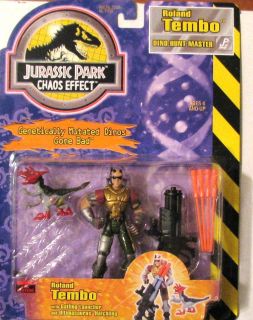 JURASSIC PARK CHAOS EFFECT Tembo action figure MOSC NEW KENNER TEMBO