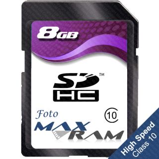 8GB SDHC Memory Card for Digital Cameras   Fujifilm FinePix F480 