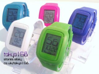 Tokyo Japan Digital Sports Flash LED Watch Inspired by Swatch Touch 
