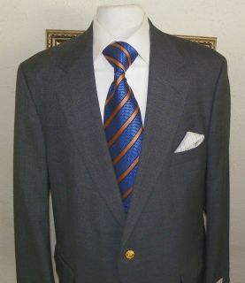 Mens 2 button Gray Wimbledon Blazer, size 46 Long