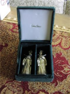  Godinger Silver ANGELS S & P Shakers CHRISTMAS
