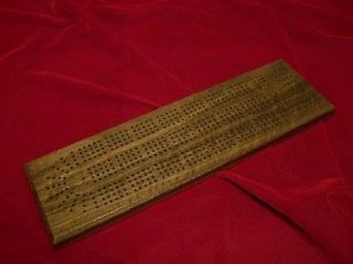   SOLID WALNUT CRIBBAGE BOARD hand made in USA by a disabled veteran