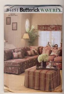 b4151 Sectional Sofa Slipcovers,Ott​oman + pattern