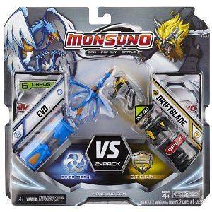 NIP MONSUNO 2 PACK #09 EVO VS. #04 DRIFT BLADE 