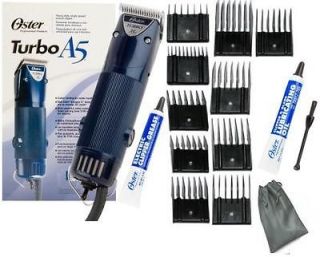   A5 2 Speed Turbo Animal dog horse Clipper/Blade/10 pc Comb Guides L@@k