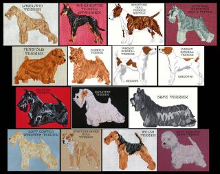 TERRIER (L   Z) COUNTED CROSS STITCH PATTERNS