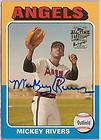 2004 Topps All Time Fan Favorites Autograph   MICKEY RIVERS Auto