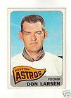1965 Topps #389 * Astros Don Larsen * ExMt