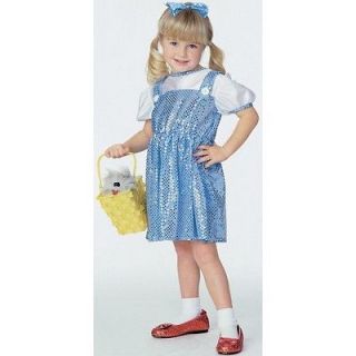 Ru81150t Wiz Of Oz Lil Dorothy Sequin Dress Toddler Child Size 2 4t
