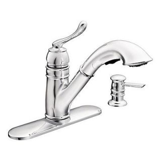 Moen CA87007 Dorsey High Arc Pullout Kitchen Sink Faucet Chrome