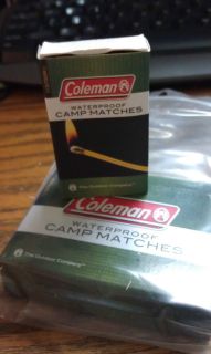 Coleman, The Outdoor Company, Waterproof Camp Matches, 40 Matches Per 