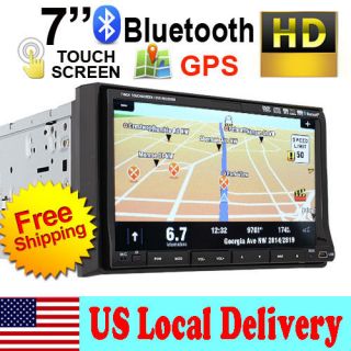DOUBLE DIN 7 CAR DVD PLAYER WITH GPS NAVIGATION PIP IPOD RADIO 