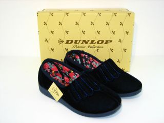 Dunlop Women’s Ladies Wide Fit Orthopaedic Slippers Pumps Shoe 