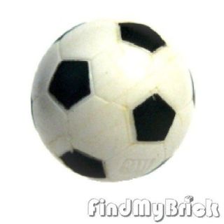 U106A Lego Sports Soccer Ball with Standard Pattern (14x14mm Not Human 