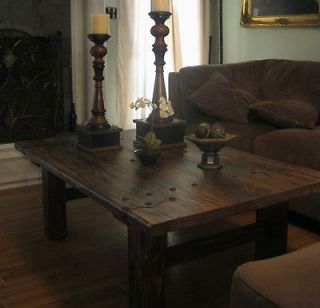 RUSTIC,VERY HEAVY,DOOR STYLE,ALL SOLID WOOD Coffee Table (from 
