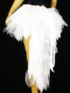 Burlesque Moulin Rouge White Christmas Bride Dress up Hen Tutu Costume 