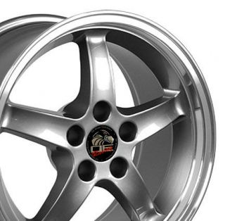 17x9 Gunmetal Cobra R Wheel Fits Mustang® 94 04