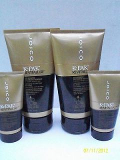 Joico K PAK RevitaLuxe lot of two 5.1 oz deep conditioner & two 1.7 oz 