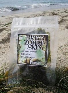 Edible Dried Zombie Skin Resident Evil Undead Snack Nori Cosplay Food 
