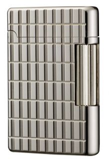   Premium #180 Silver Square ♦ Cut Flint Lighter Seki, Japan DuPont