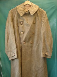 WW I US Army Woolen Overcoat orig WWI