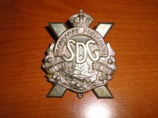 WW2 Canadian Cap Badge Stormont Dundas Glengarry Highlanders nice D 