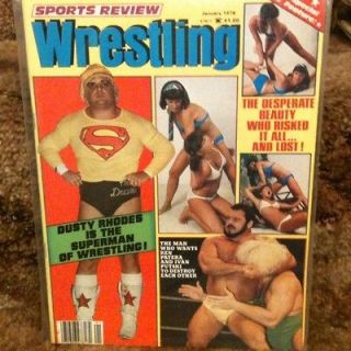   Wrestling Magazine Jan 1979 Dusty Rhodes Womens Apartment Girls
