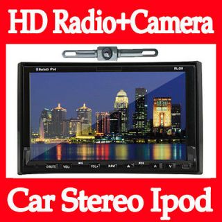   Screen 7 Inches Car DVD CD VCD Player Deck Stereo Radio Ipod+Camera