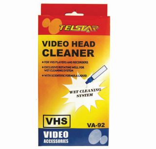VHS VCR VIDEO PLAYER RECORDER HEAD CLEANER