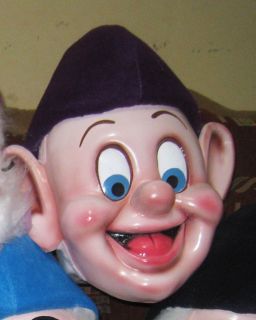 Dopey Dwarf Fiberglass Mascot Head / Adult Costume