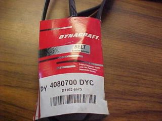 4080700 DYC 8PK1780 SERPINTINE BELT DYNACRAFT KENWORTH