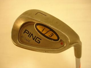 PING I3 O SIZE BROWN DOT LOB WEDGE DYNALITE GOLD R300 (USED)