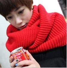 Winter knitting Wool Collar Neck Warmer Scarf Shawl 4 Colors NEW