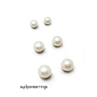10mm 3A freshwater pearl MAGNETIC clip on earrings2