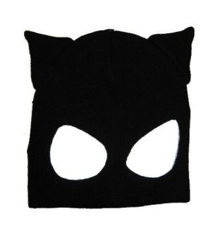 Catwoman Face Mask Half Balaclava Halloween Costume Party Think Geek 