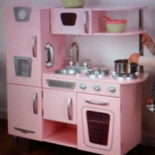 KidKraft Pink Vintage Kitchen Kids Pretend Play Fully Assembled Local 