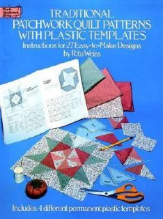  Quilt Patterns with Plastic Templates Instructions for 27 Easy 