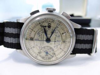 vintage antimagnetic EBERHARD men chronograph EXCELLENT CONDITION 