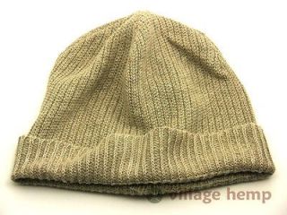 Hemp Knitted Hat   beanie made from eco friendly hemp & flax   7 color 
