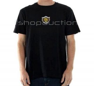 Quiksilver EDDIE Badge Black Size M Mens Boys Ltd AIKAU Surf T Shirt 