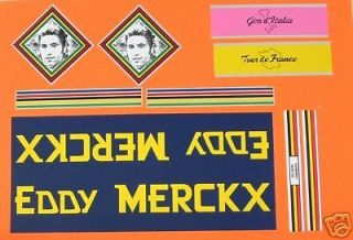 Merckx Molteni decal set choice of head decals