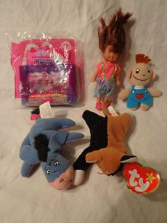 Lot of 5 Toys McD 4 Eeyore Chip the Cat I Carly Frame 5 Kid Core 