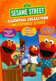 Sesame Street Essential Collection Milestones DVD, 2011, 3 Disc Set 
