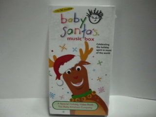 Baby Einstein Baby Santas Music Box Children Kids VHS Video Tape 