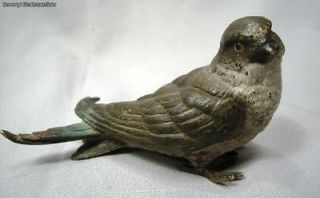 Antique Vienna Bronze Swallow Bird Marked Geschutzt & Numbered
