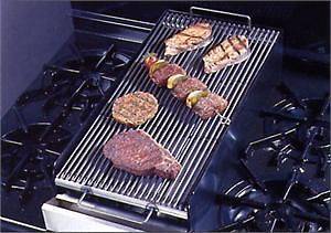 Burner Gas Range Broiler Top for Restaurant Stove Top Grill. Add On 