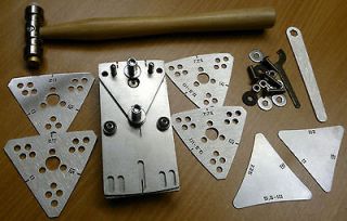 Luthier Tool  FRET FORMING JIG WITH RADIUS GAUGES AND DUAL FACED 